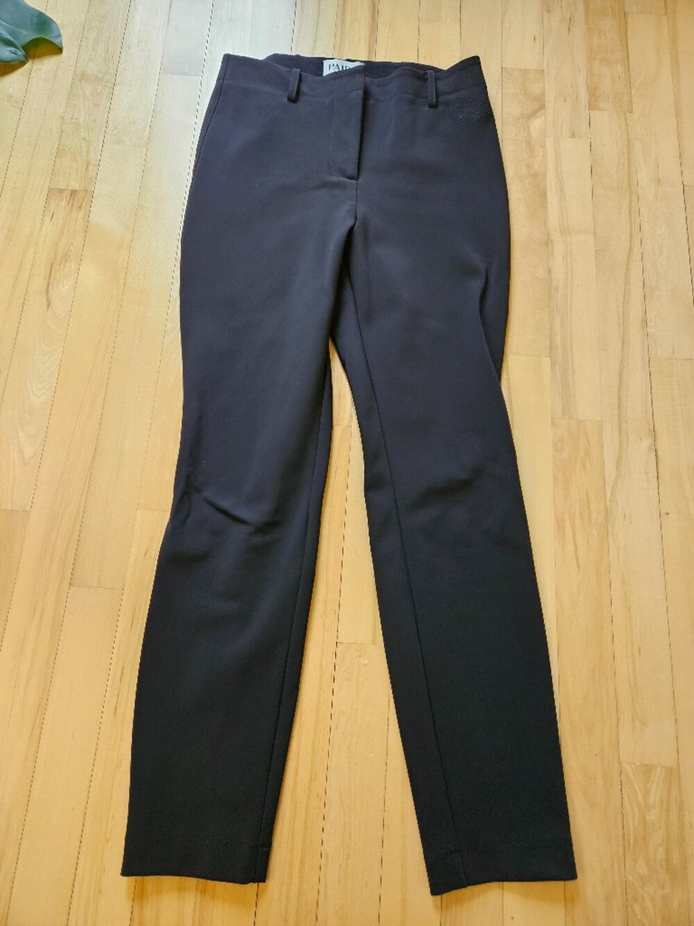 PAIRE Black Italian Stretch Tailored Pants Size 8